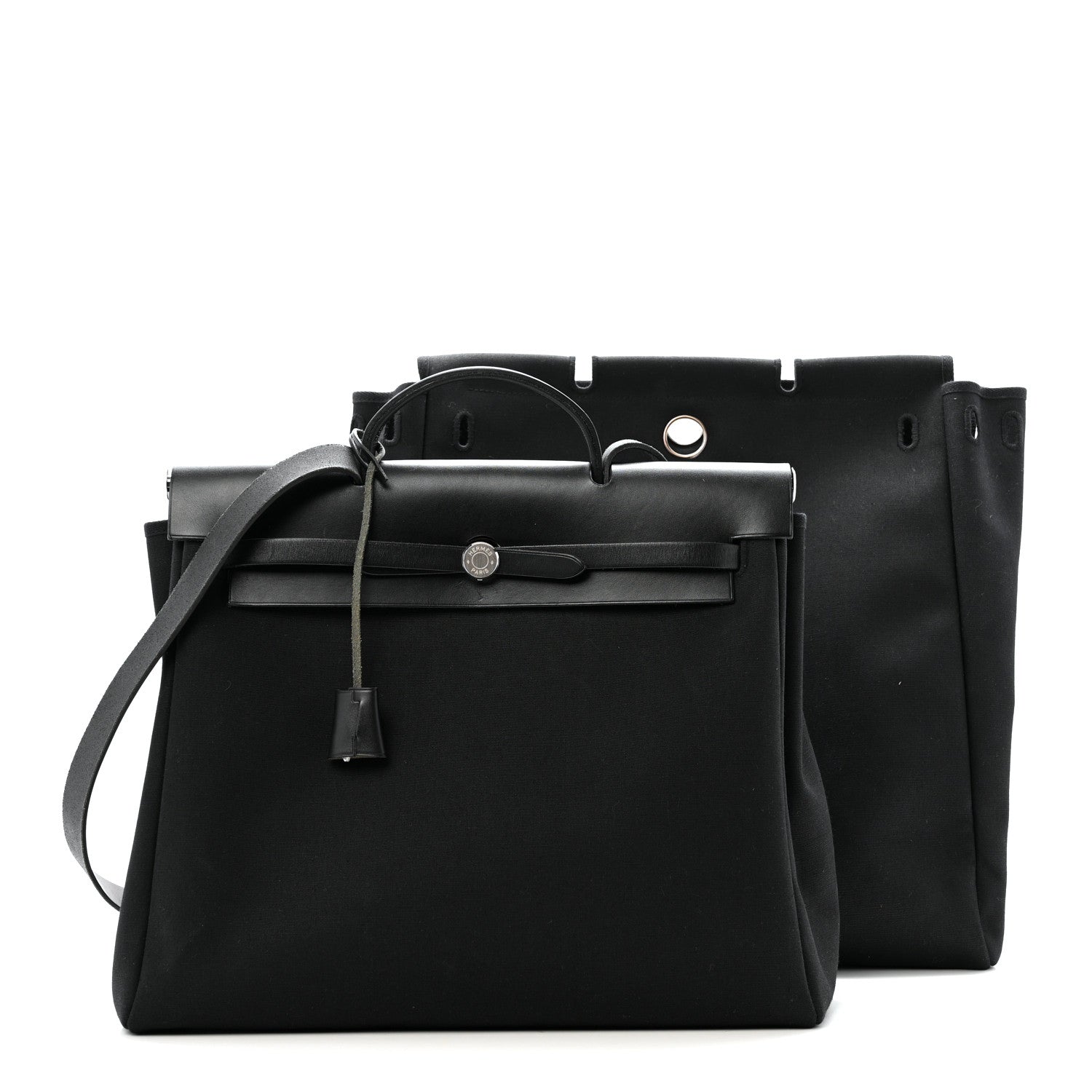 Hermes oile Vache Calfskin Herbag 39 MM Black 3 of 18
