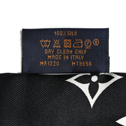 Louis Vuitton Silk Monogram Confidential Bandeau Black 4 of 5