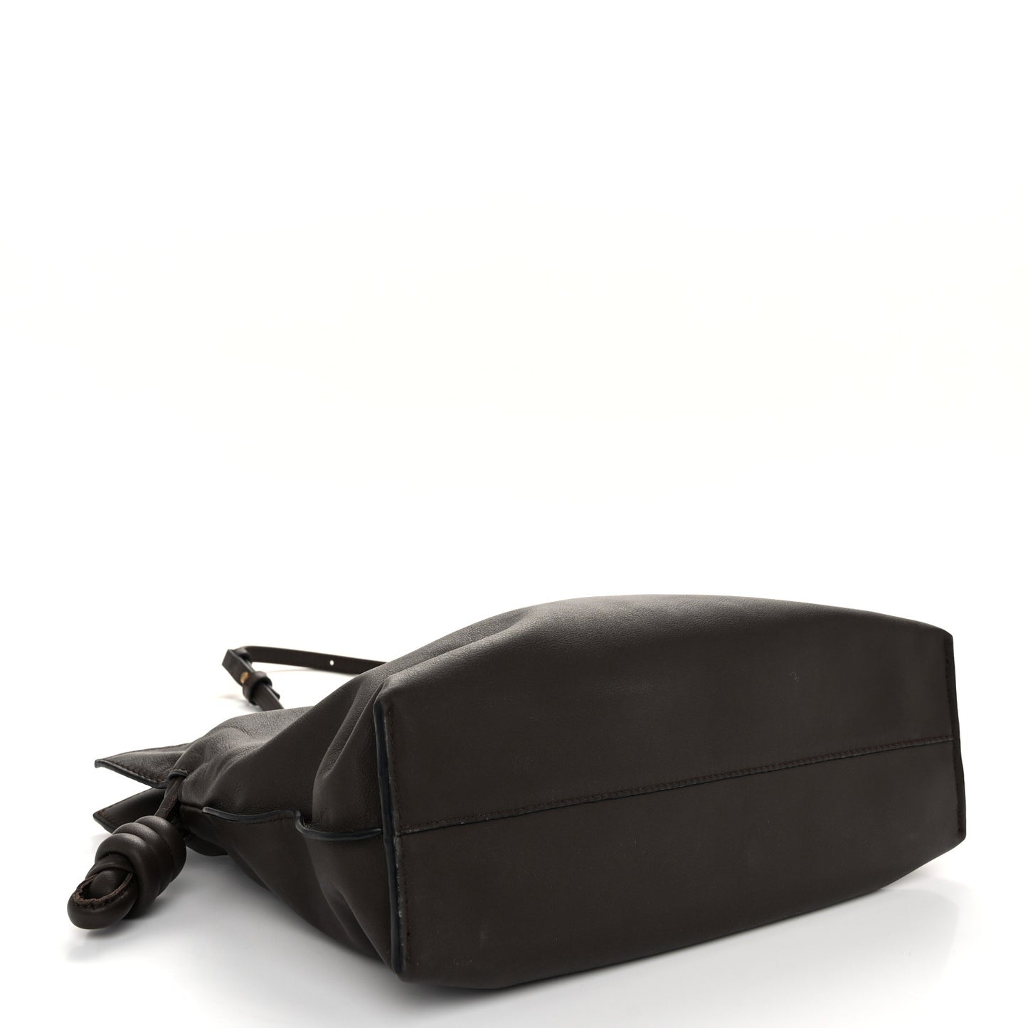Nappa Medium Flamenco Knot Bag Chocolate
