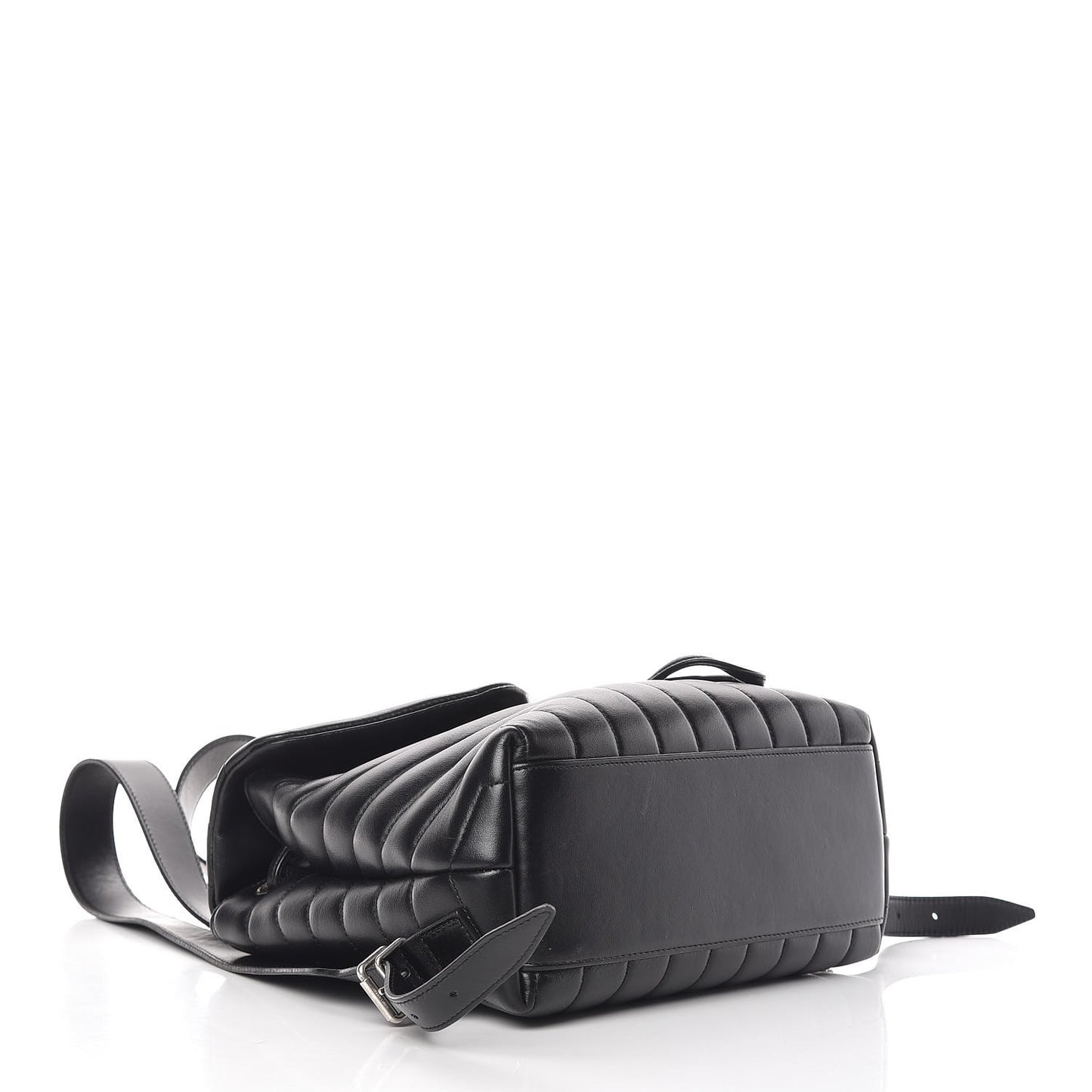 Calfskin Y Quilted Monogram Small Loulou Backpack Black