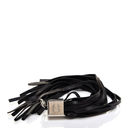 Chanel Lambskin Satin Reversible Sac Cordon Black 12 of 12