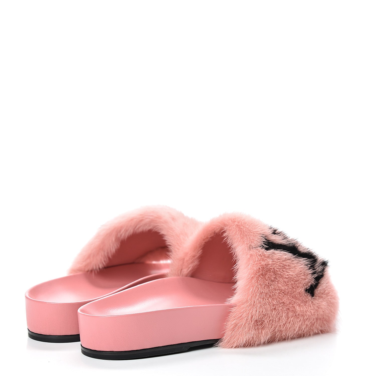 Louis Vuitton Mink Fur Bom Dia Flat Mules 39 Pink 4 of 7