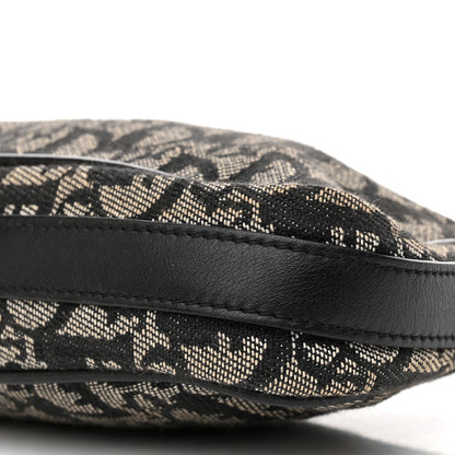 Christian Dior Monogram Shoulder Bag Pochette Black 10 of 12