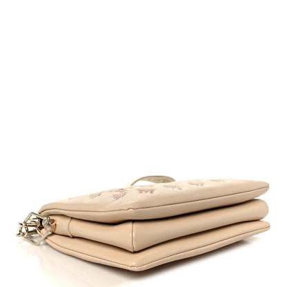 Louis Vuitton Lambskin Swarovski Crystal Embossed Monogram Coussin PM Nude 4 of 12