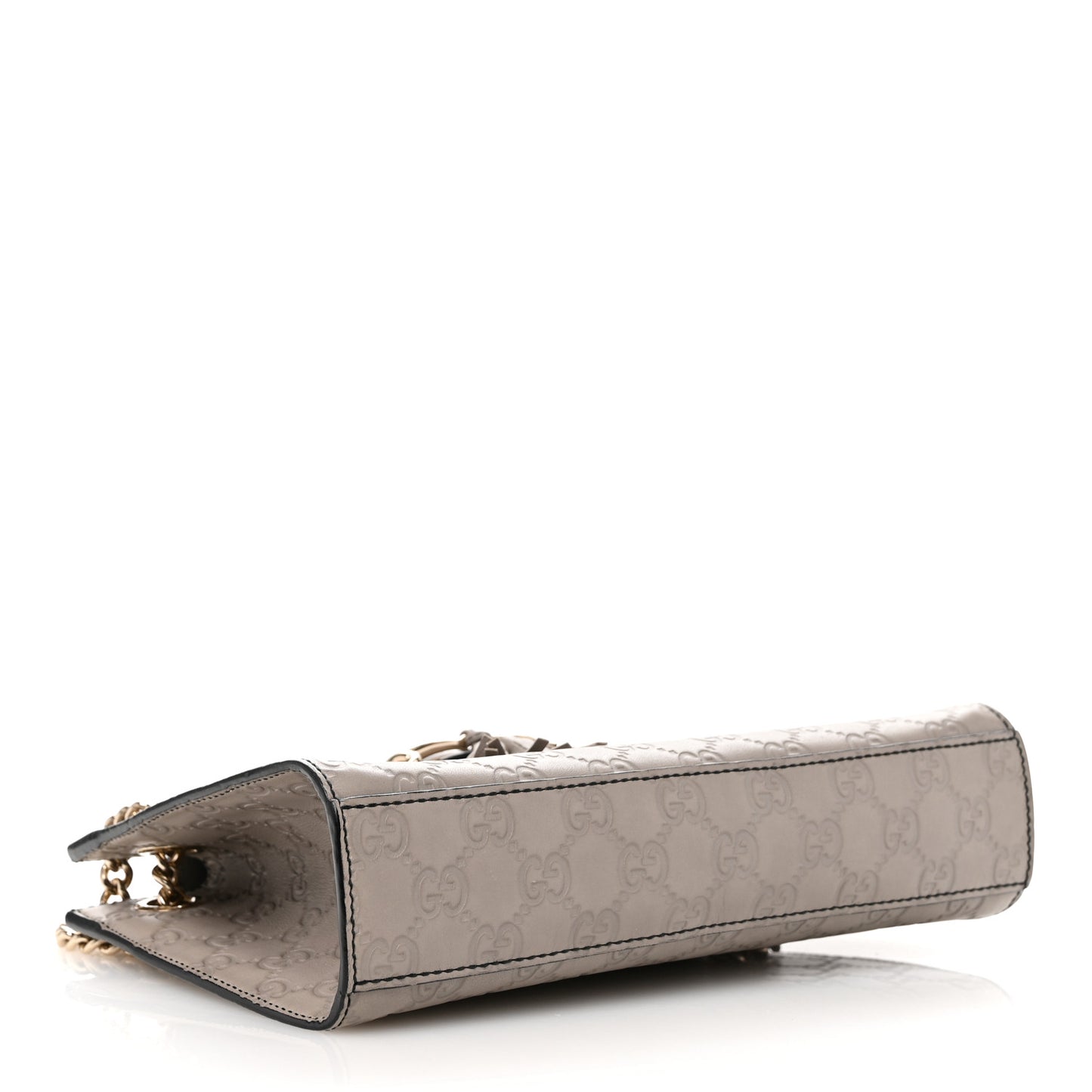 Guccissima Small Emily Chain Shoulder Bag Storm Grey
