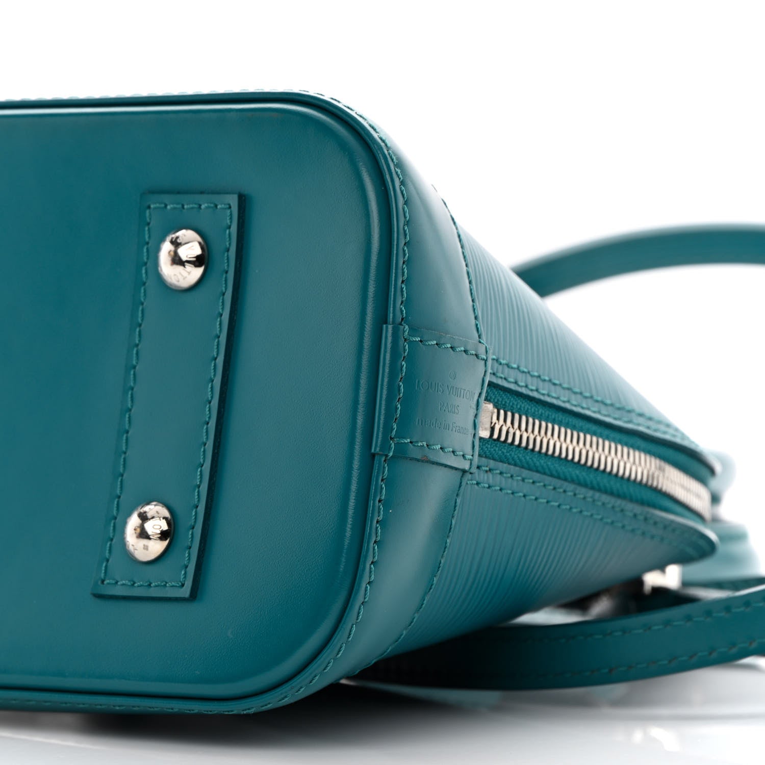Louis Vuitton Epi Alma BB Cyan 10 of 15