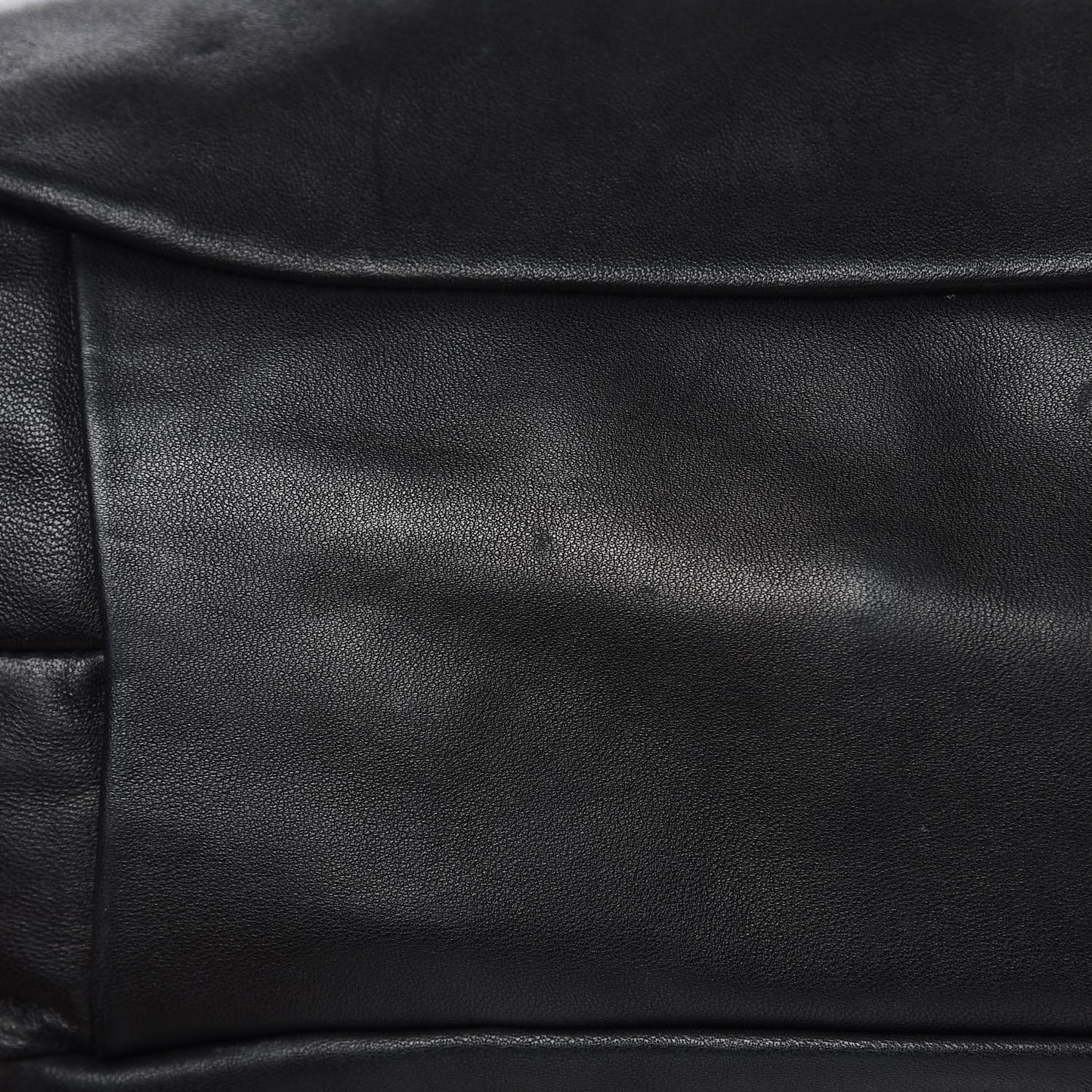 Nappa Frills Shoulder Bag Black