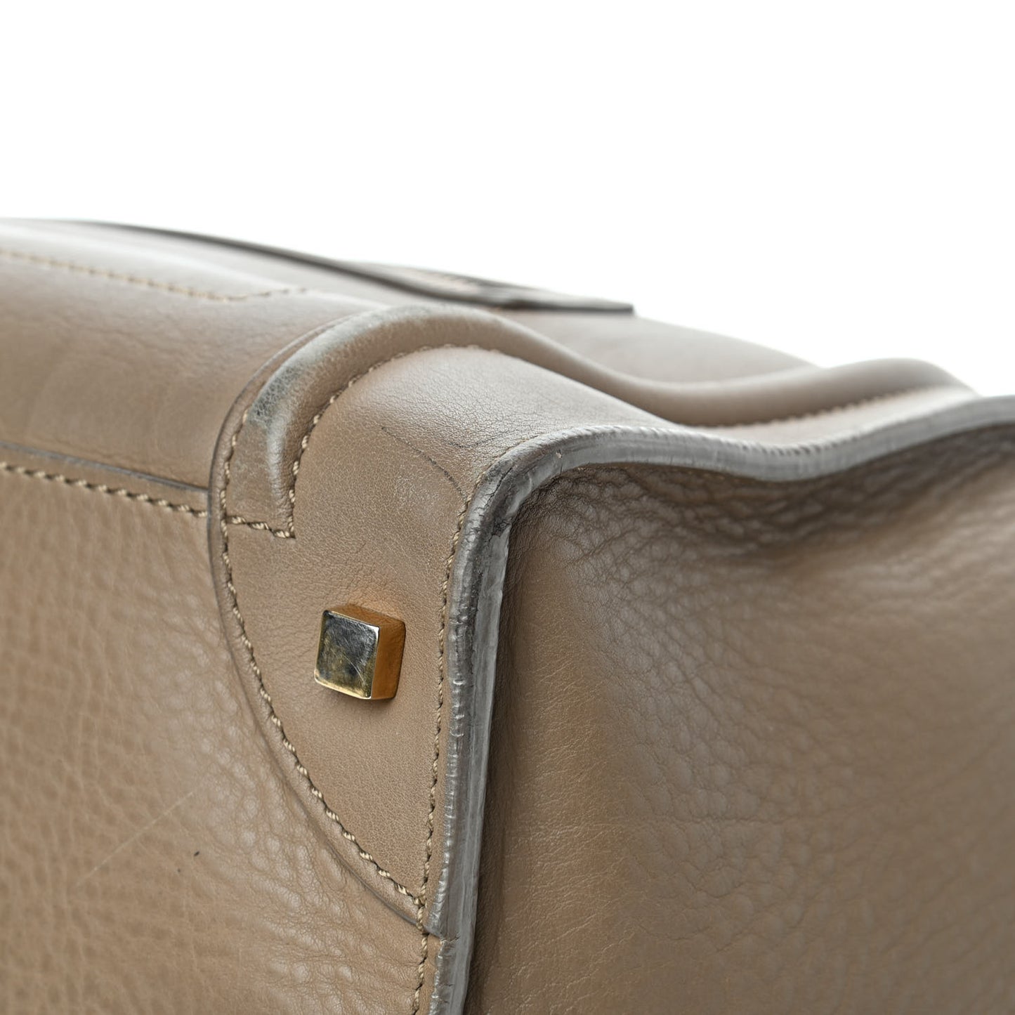 Smooth Calfskin Mini Luggage Camel
