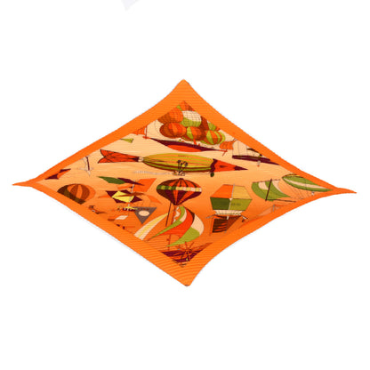 Hermes Silk Plisse Les Folies du Ciel II Scarf 90 1 of 5