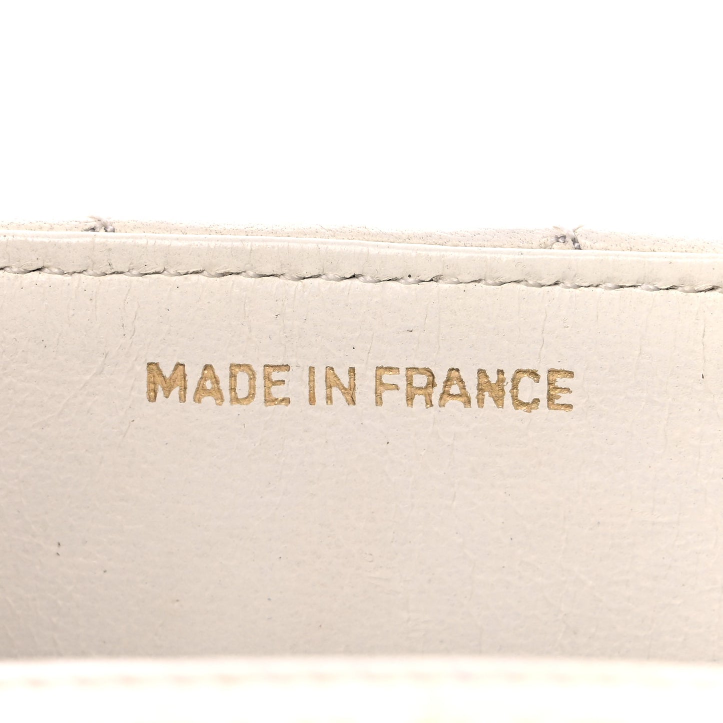 Lambskin Quilted Mini Square Flap White