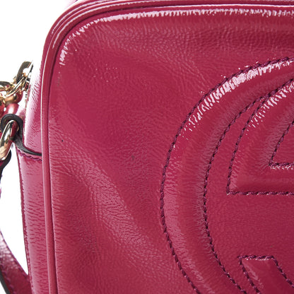 Gucci Soft Patent Small Soho Disco Bag Bright Bougainvillea 15 of 15