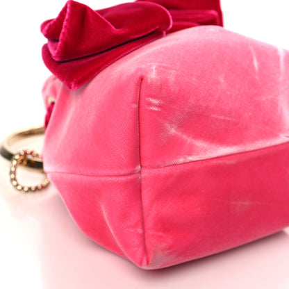 Jimmy Choo Velvet Bon Bon Bag Pink 7 of 8