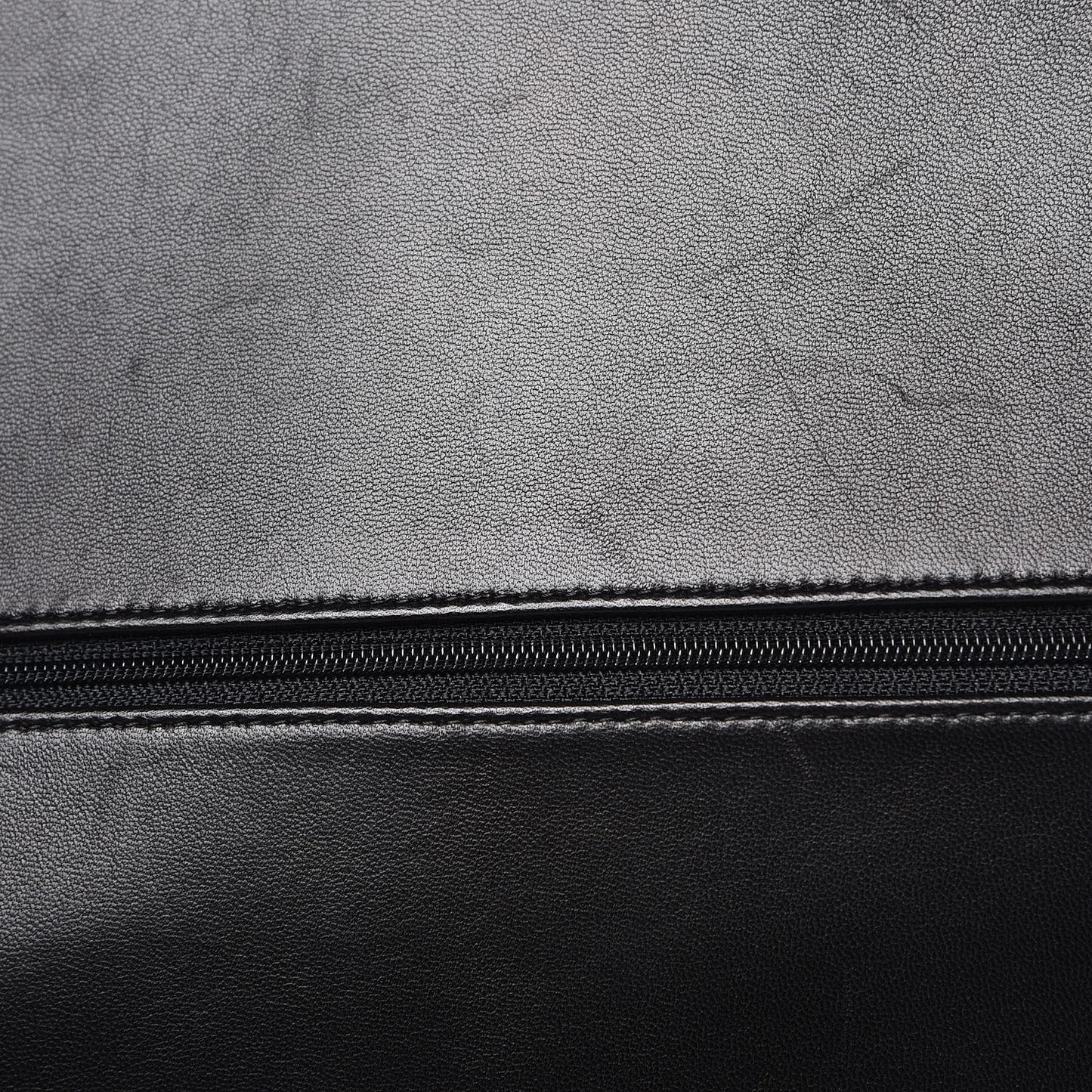 Lambskin Quilted Maxi Double Flap Black