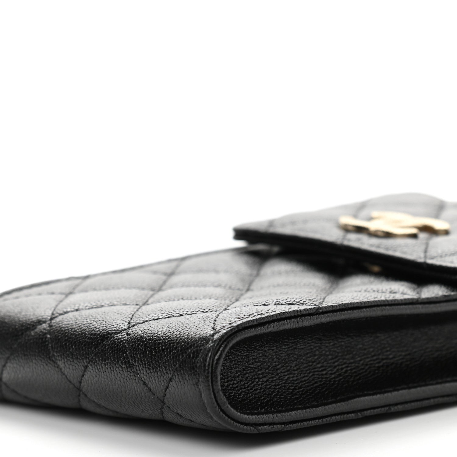 Chanel Caviar Quilted CC Airpods Pro and Phone Case With Chain Black 11 of 12