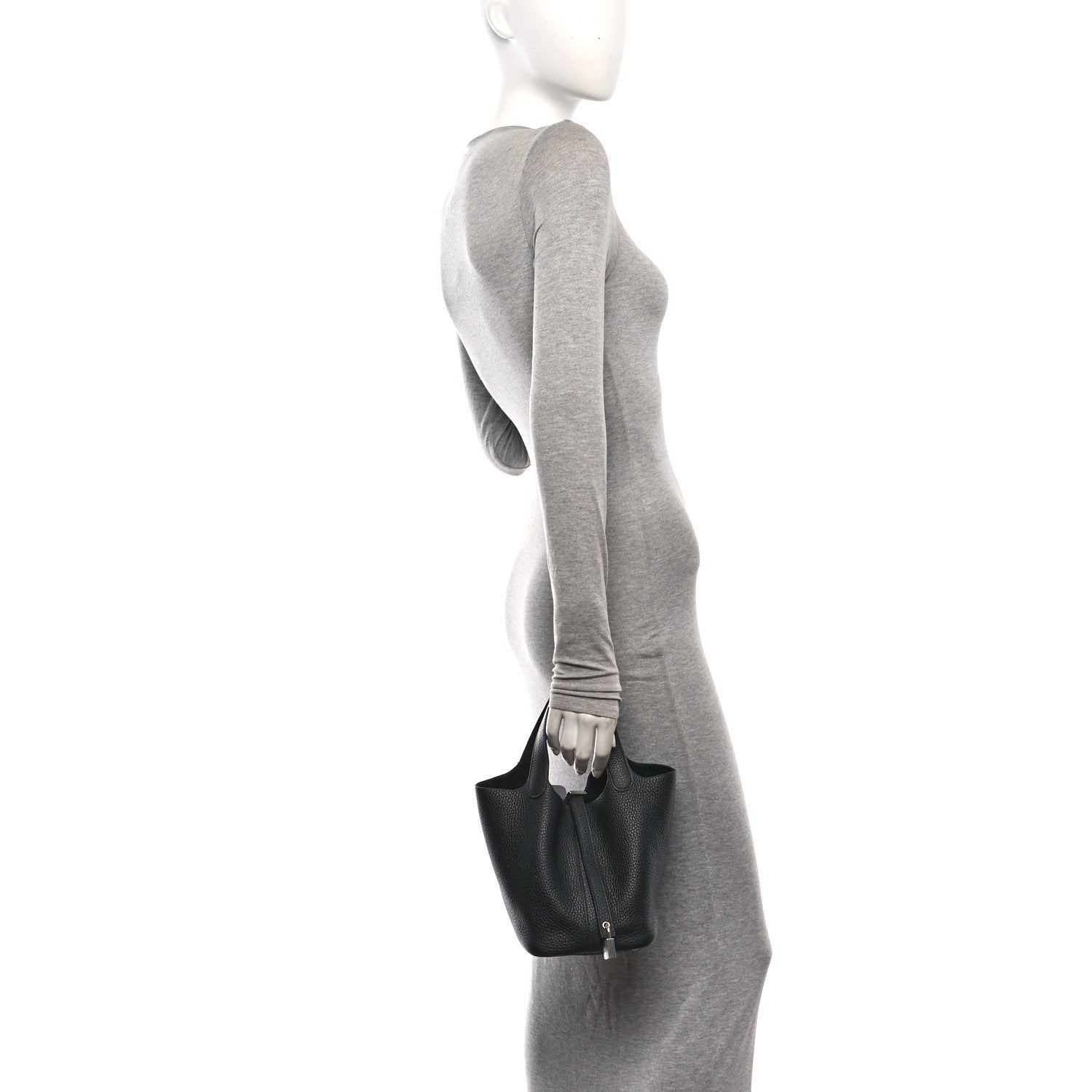 Hermes Taurillon Clemence Picotin Lock 18 PM Black 2 of 13