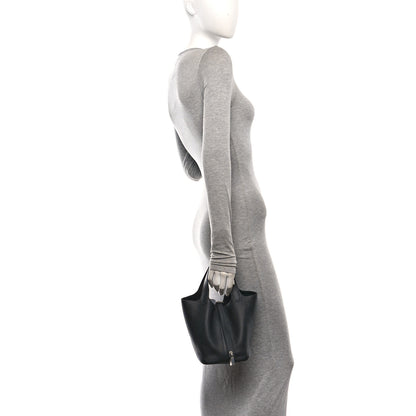 Hermes Taurillon Clemence Picotin Lock 18 PM Black 2 of 13