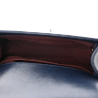 Chanel Glazed Calfskin Quilted Small Boy Chained Flap Navy 5 of 12