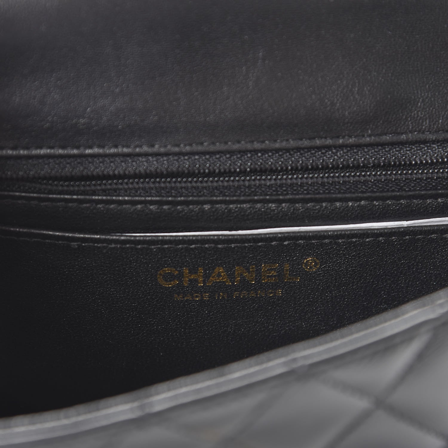 Chanel Lambskin Quilted Studded Mini Rectangular Flap Black 8 of 11