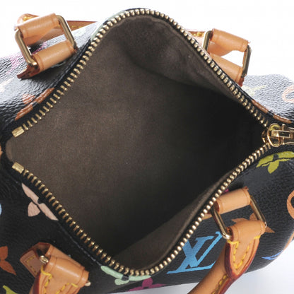 Louis Vuitton Monogram Multicolor Mini Sac HL Speedy Black 5 of 6