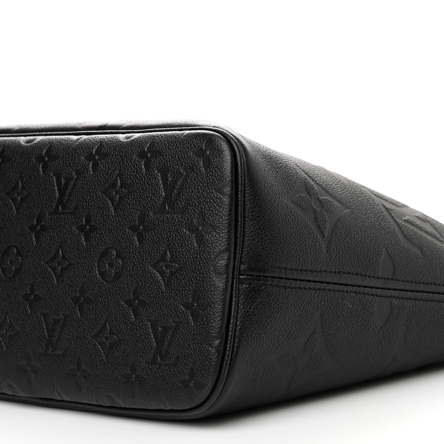 Louis Vuitton Empreinte Monogram Giant Neverfull MM Black 10 of 12