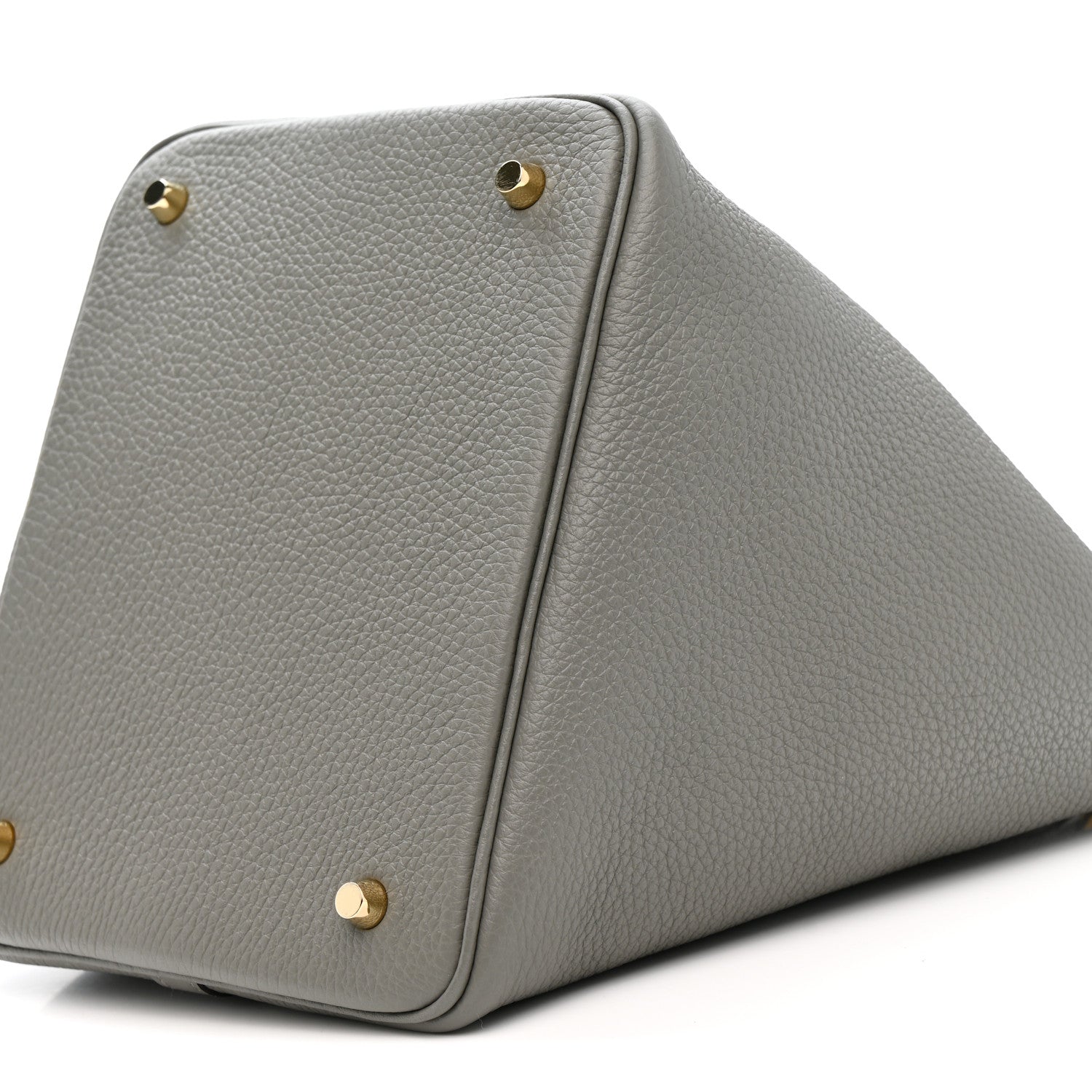 Hermes Taurillon Clemence Picotin Lock 22 MM Gris Meyer 10 of 11