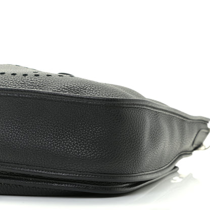 Hermes Taurillon Clemence Evelyne III GM Black 7 of 9