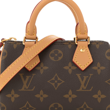 Louis Vuitton Monogram Nano Speedy Bandouliere 8 of 10