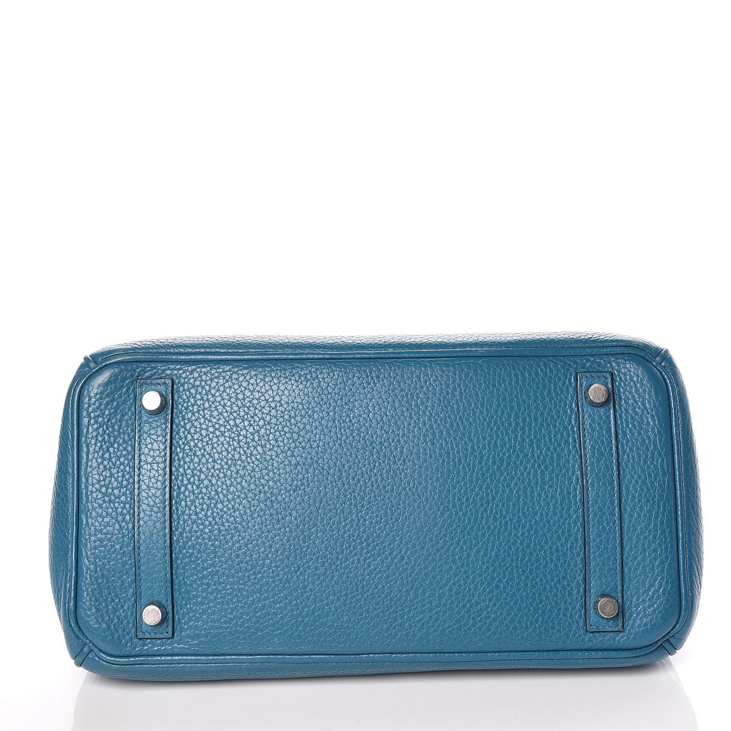 Taurillon Clemence Birkin 30 Bleu Izmir