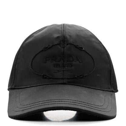 Prada Tessuto Nylon Canapa Baseball Cap M Black 3 of 12