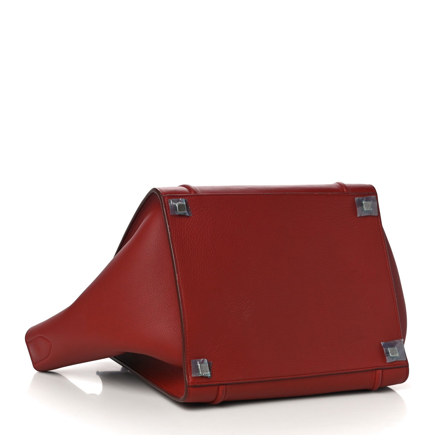 Celine Supple Calfskin Medium Phantom Luggage Red 4 of 9