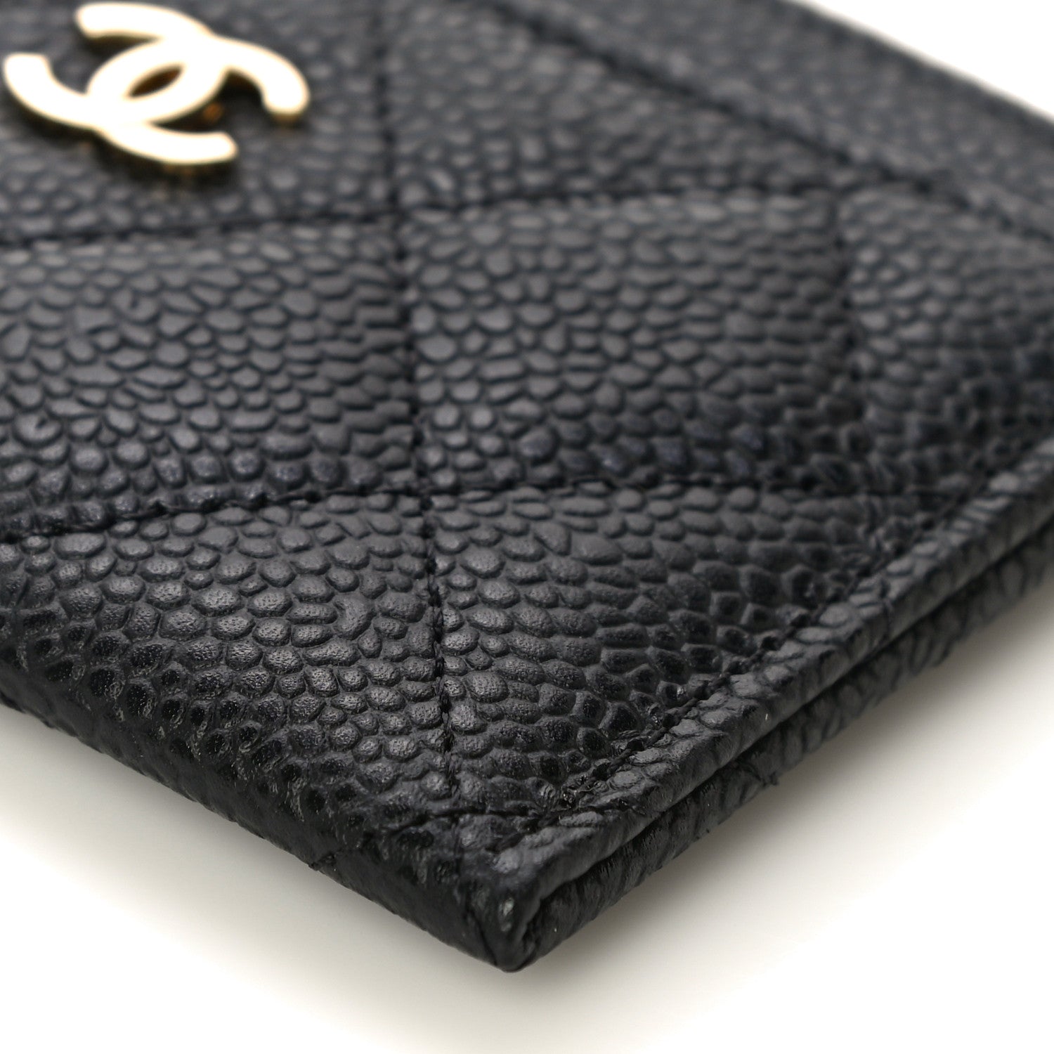 Chanel Caviar Quilted Card Holder Black 11 of 12