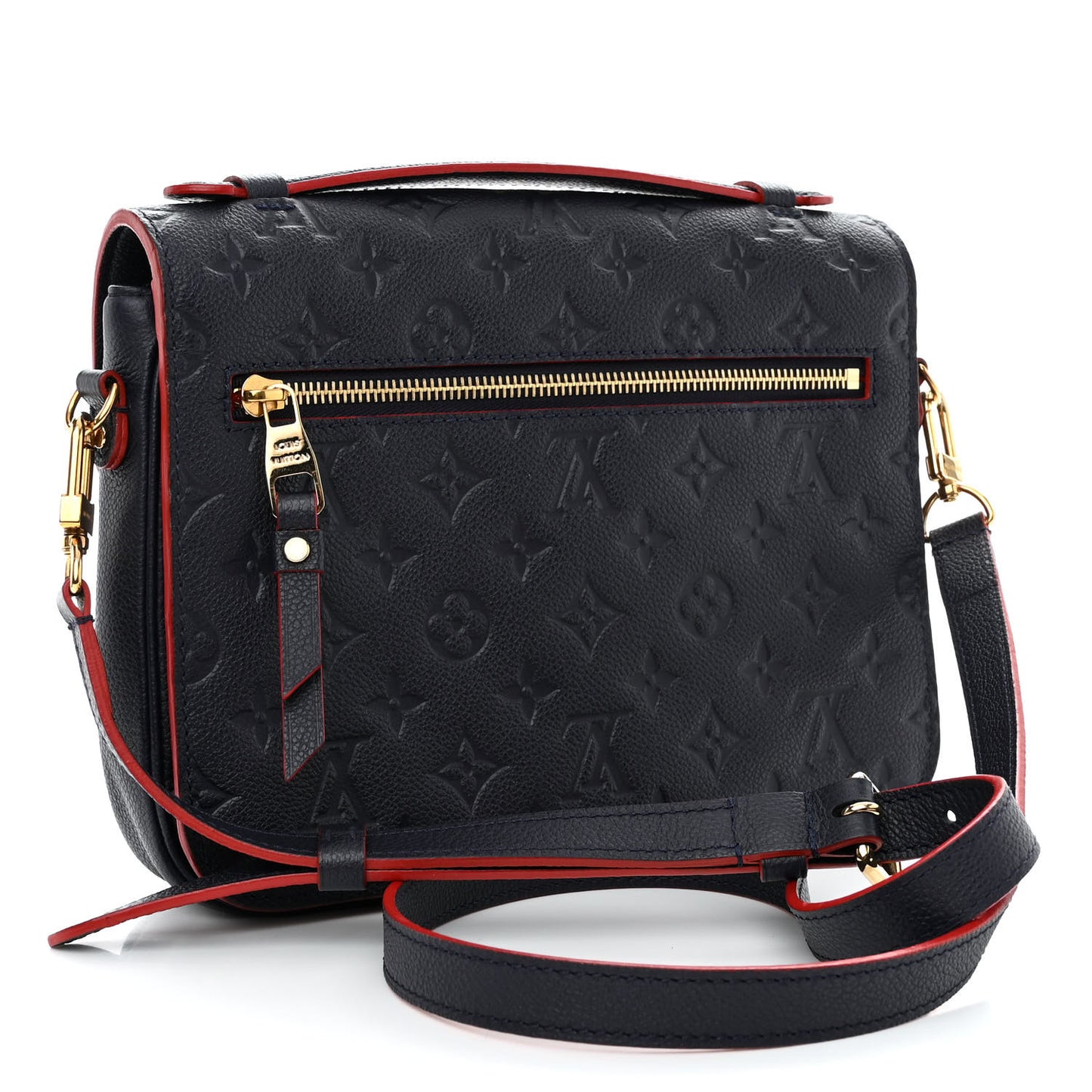 LOUIS VUITTON Empreinte Pochette Metis Marine Rouge