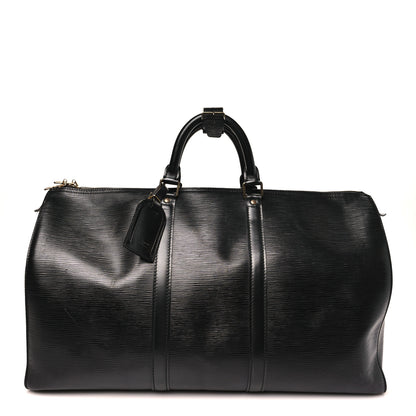 Louis Vuitton Epi Keepall 50 Black 1 of 9