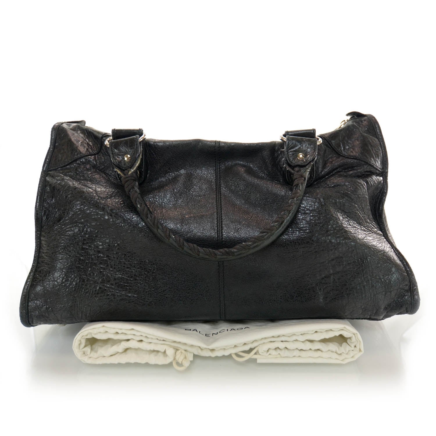 Balenciaga Agneau Giant 21 Silver Hardware Work Black 3 of 9