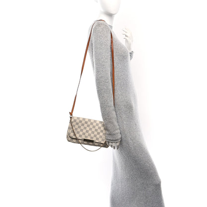 Louis Vuitton Damier Azur Favorite MM 2 of 13