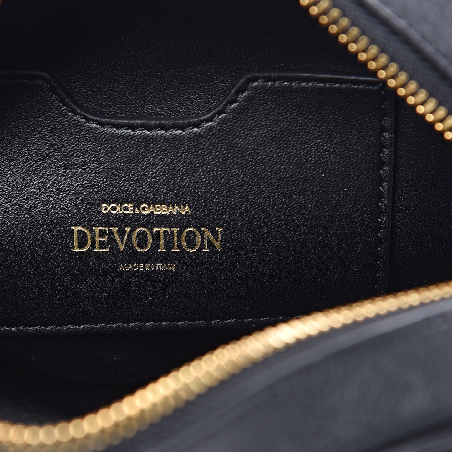 Smooth Calfskin Mini Devotion Camera Bag Black
