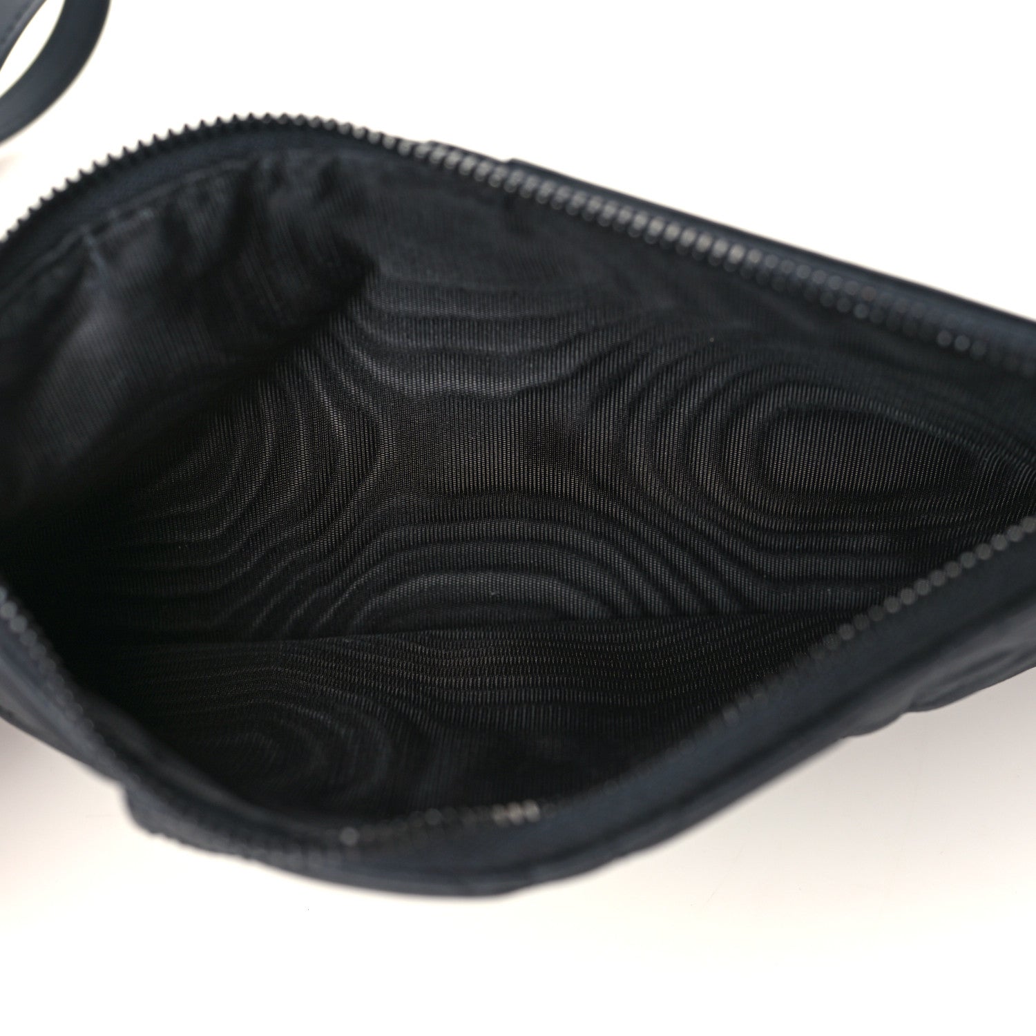 Christian Dior Ultra Matte Calfskin Lady Dior Long Wallet With Strap Black 4 of 5