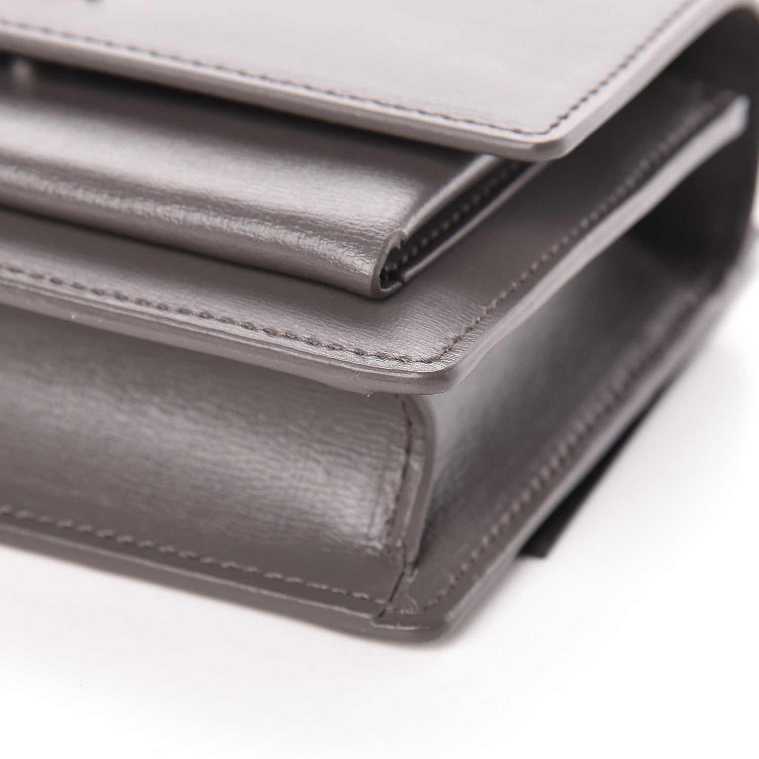 Saint Laurent Calfskin Monogram Sunset Chain Wallet Earth 9 of 9