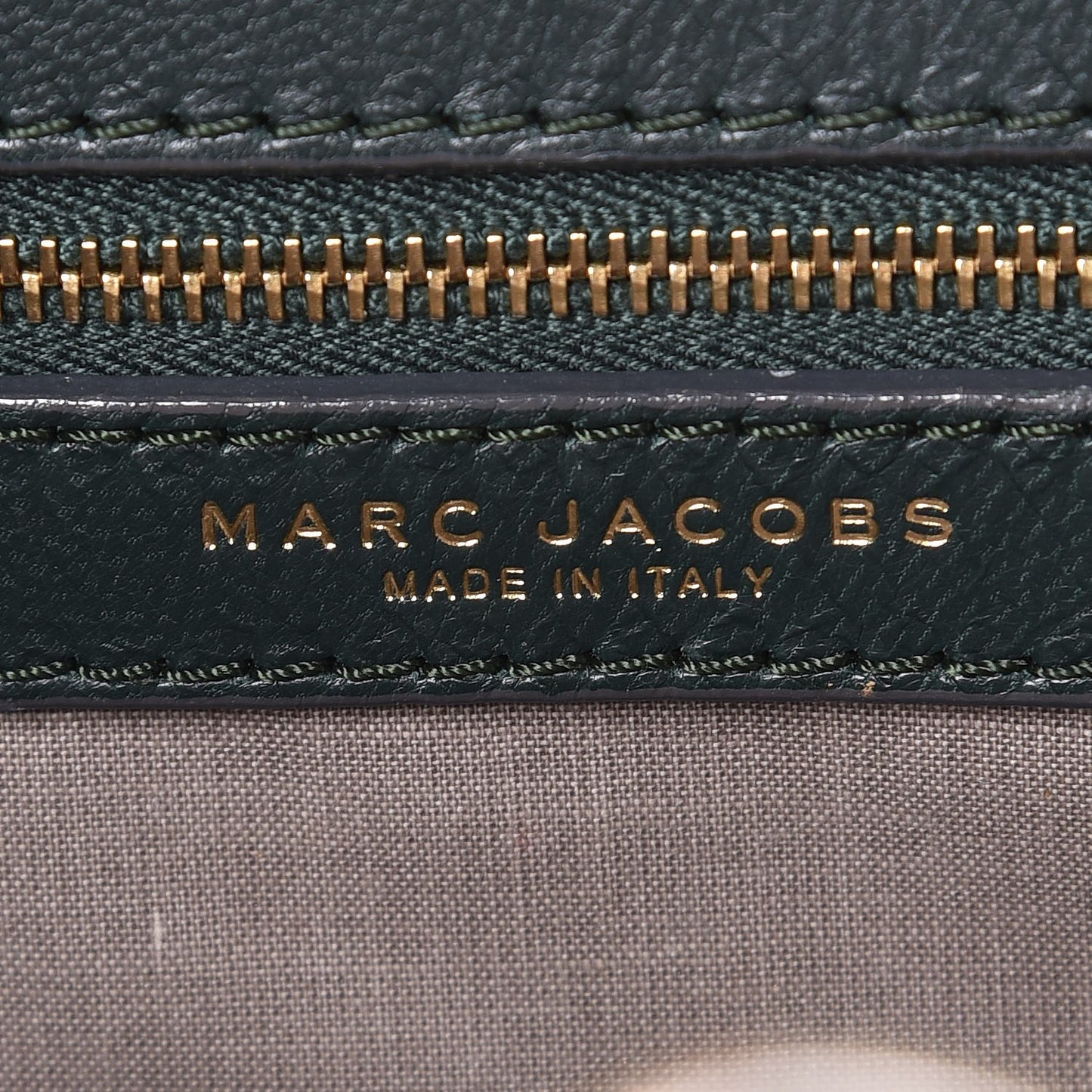 Calfskin Quilted Stam Emerald Green