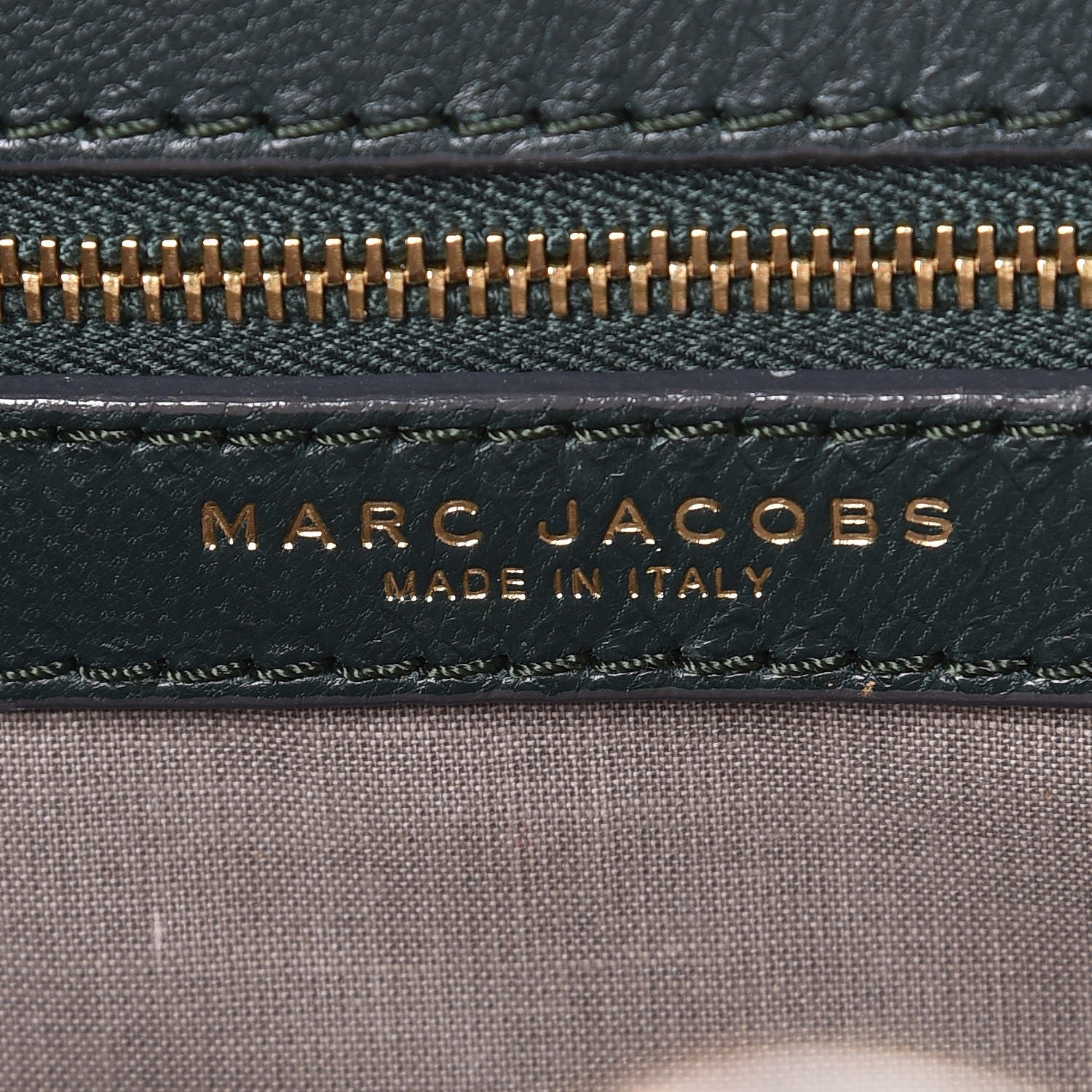 Marc Jacobs Calfskin Quilted Stam Emerald Green 6 of 9