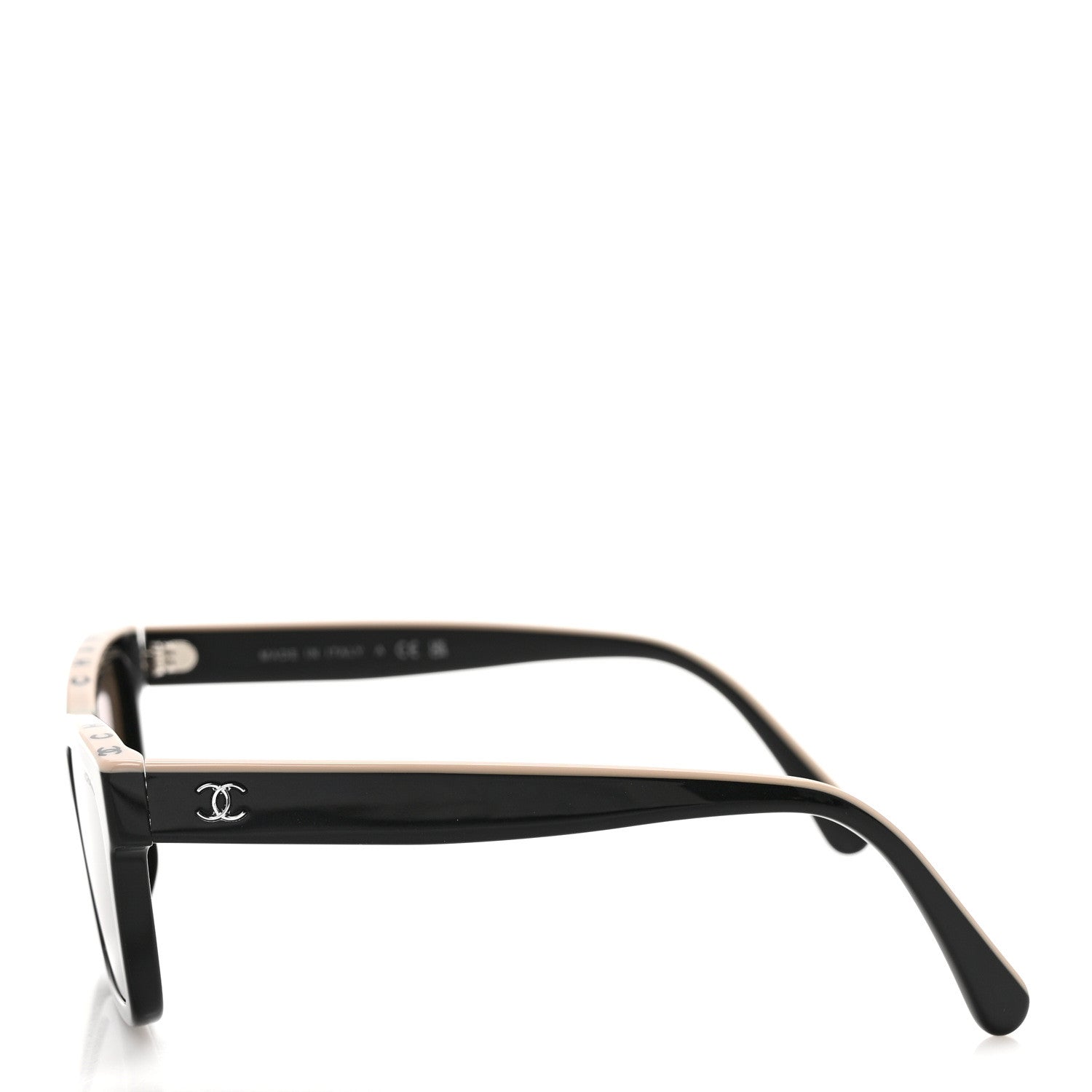 Chanel Acetate Polarized Square Sunglasses 5417-A Black 3 of 7