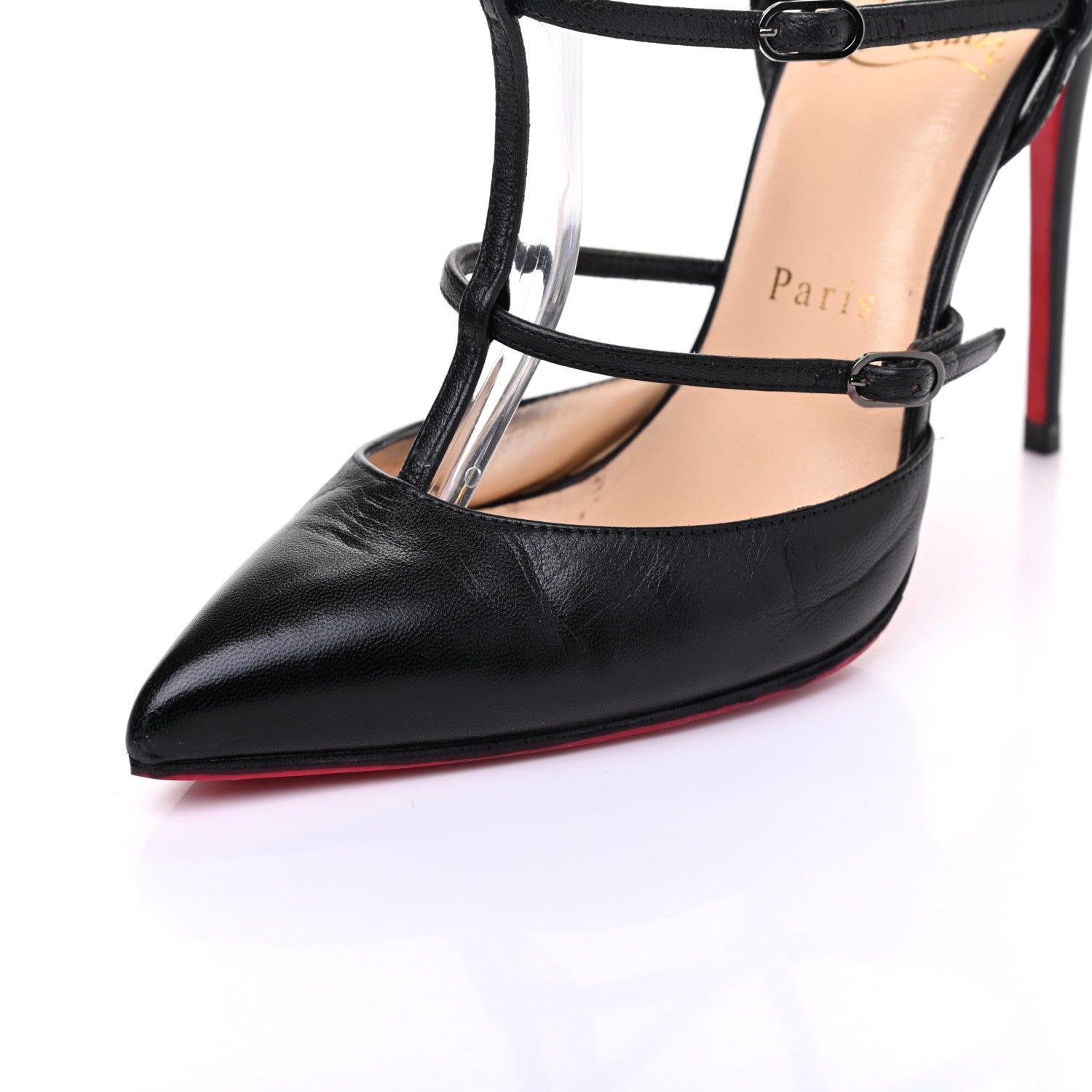 Christian Louboutin Kid Kadreyana 100 Pumps 37 Black 6 of 15