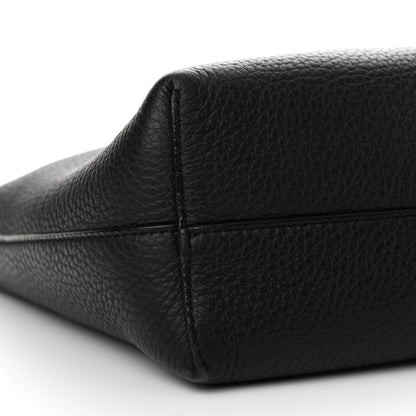 The Row Grained Calfskin Small Park Tote Black 9 of 16