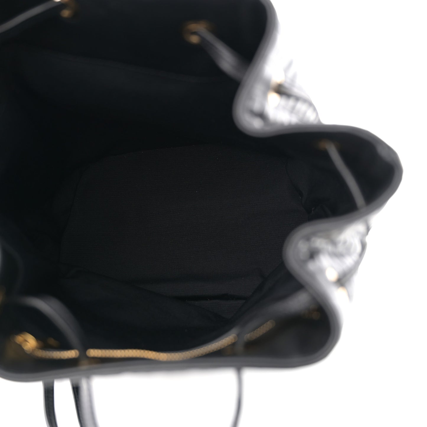Calfskin Quilted Small C Backpack Black Black