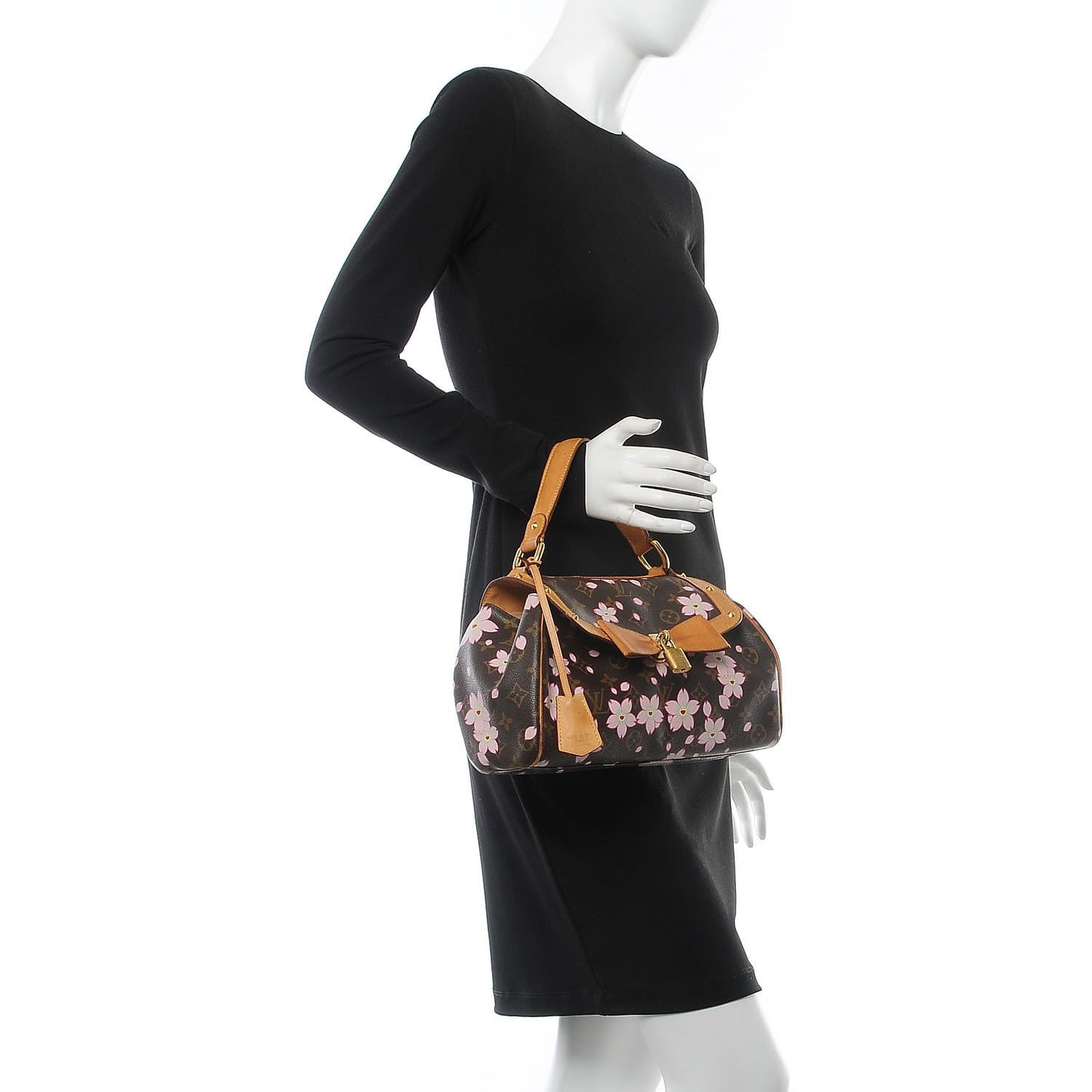 Monogram Cherry Blossom Sac Retro Bag Brown