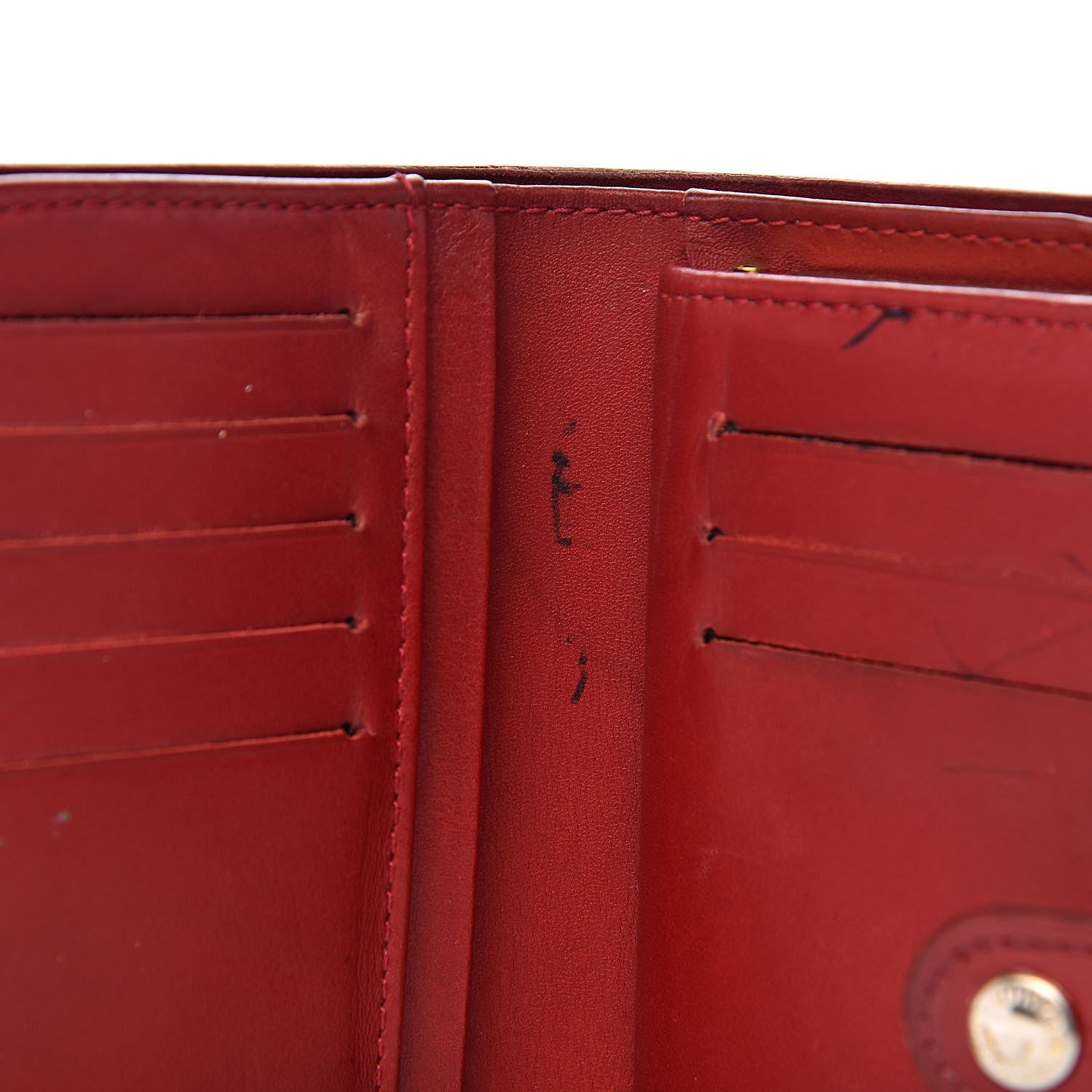 Louis Vuitton Vernis French Purse Wallet Pomme d'Amour 8 of 15