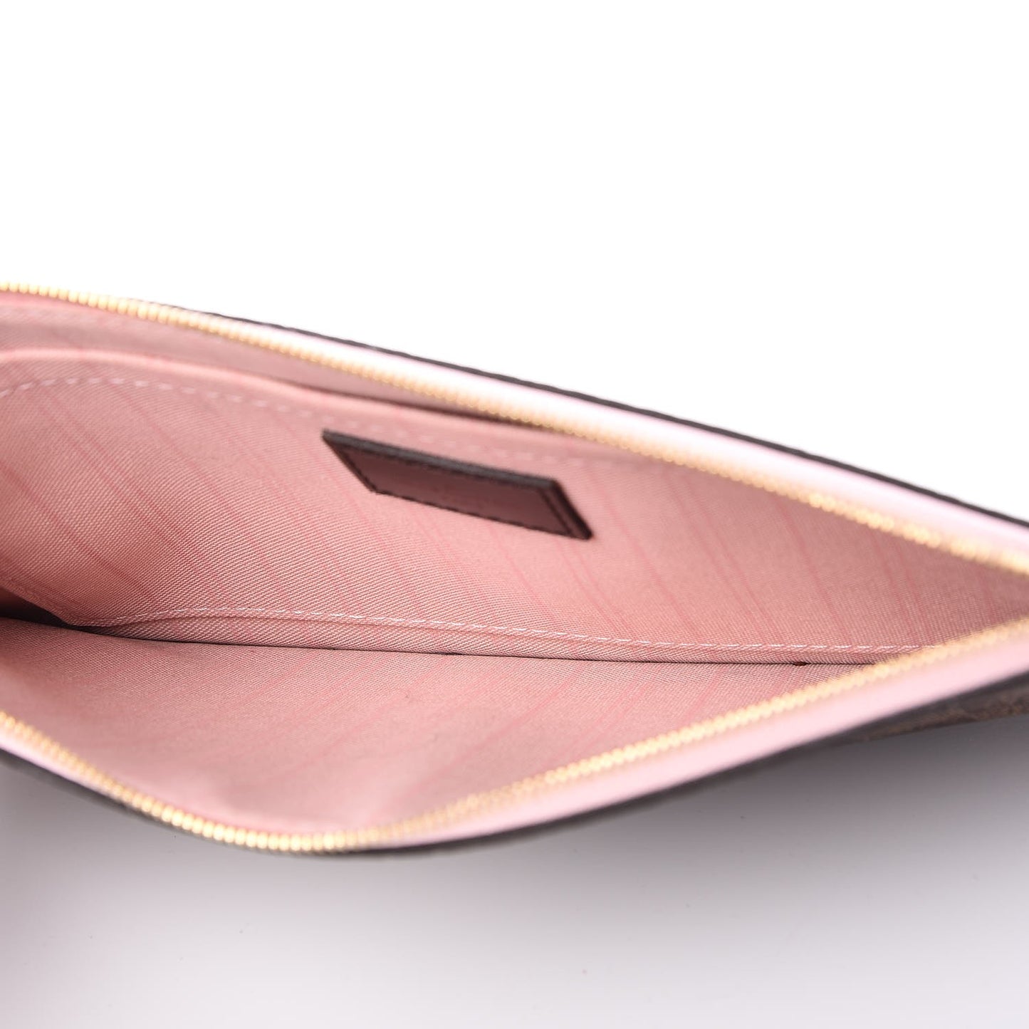 Damier Ebene Neverfull MM GM Pochette Rose Ballerine