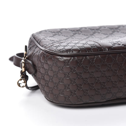 Gucci Guccissima Mini Bree Messenger Bag Chocolate 8 of 10