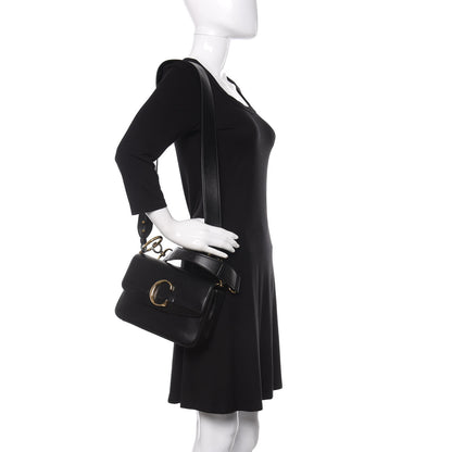 Chloe Calfskin Small C Double Carry Black 2 of 11