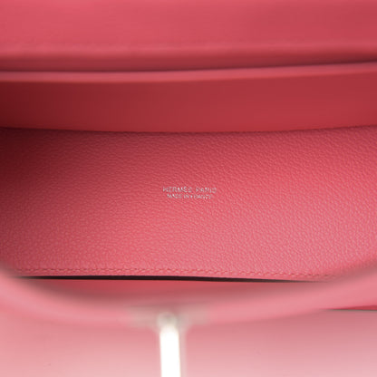 Hermes Evercolor Kelly Danse II Belt Bag Rose Azalee 7 of 12